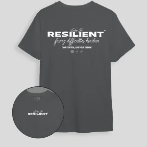 Camiseta  gris piedra Resilient (UNISEX)