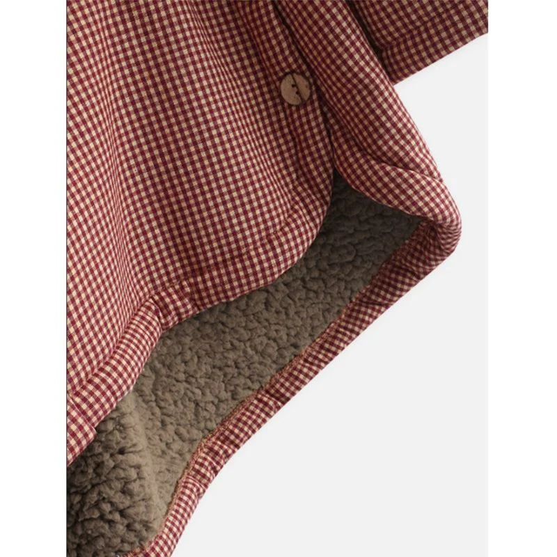 Dulce | Abrigo con Capucha a Cuadros - Imagen 6