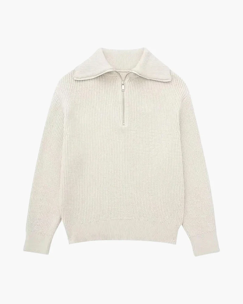 Almer铆a | Su茅ter Rayado con Cremallera - Imagen 8