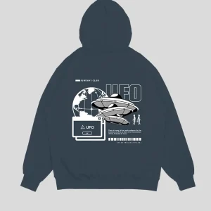 Hoodie Azul UFO (UNISEX)