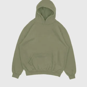 Hoodie basic Verde Oliva (UNISEX)
