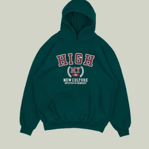 Hoodie Verde botella High (UNISEX)