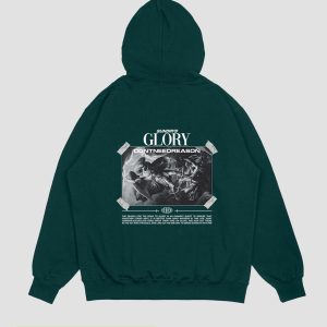 Hoodie Verde botella Glory (UNISEX)