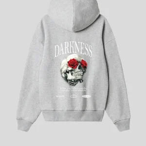 Hoodie Gris Jasp. Darkness (UNISEX)