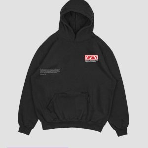 Hoodie negro Nasa origins (UNISEX)