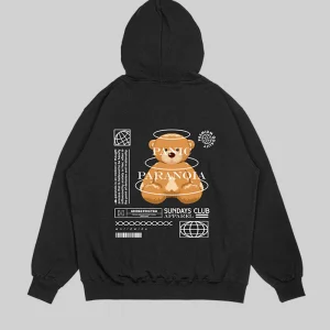 Hoodie Negro Paranoia (UNISEX)