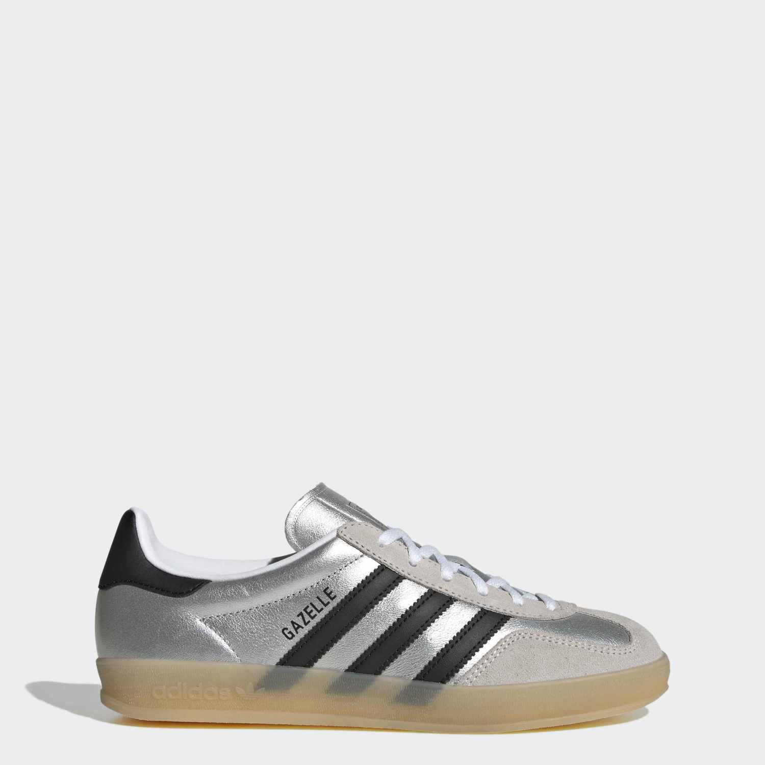 Zapatillas ADIDAS GAZELLE INDOOR W HP7215 Plata - Imagen 4