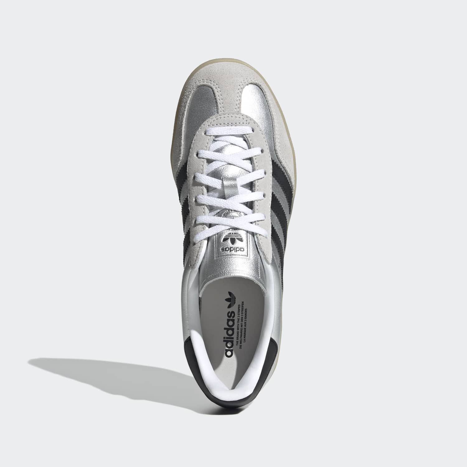 Zapatillas ADIDAS GAZELLE INDOOR W HP7215 Plata - Imagen 3