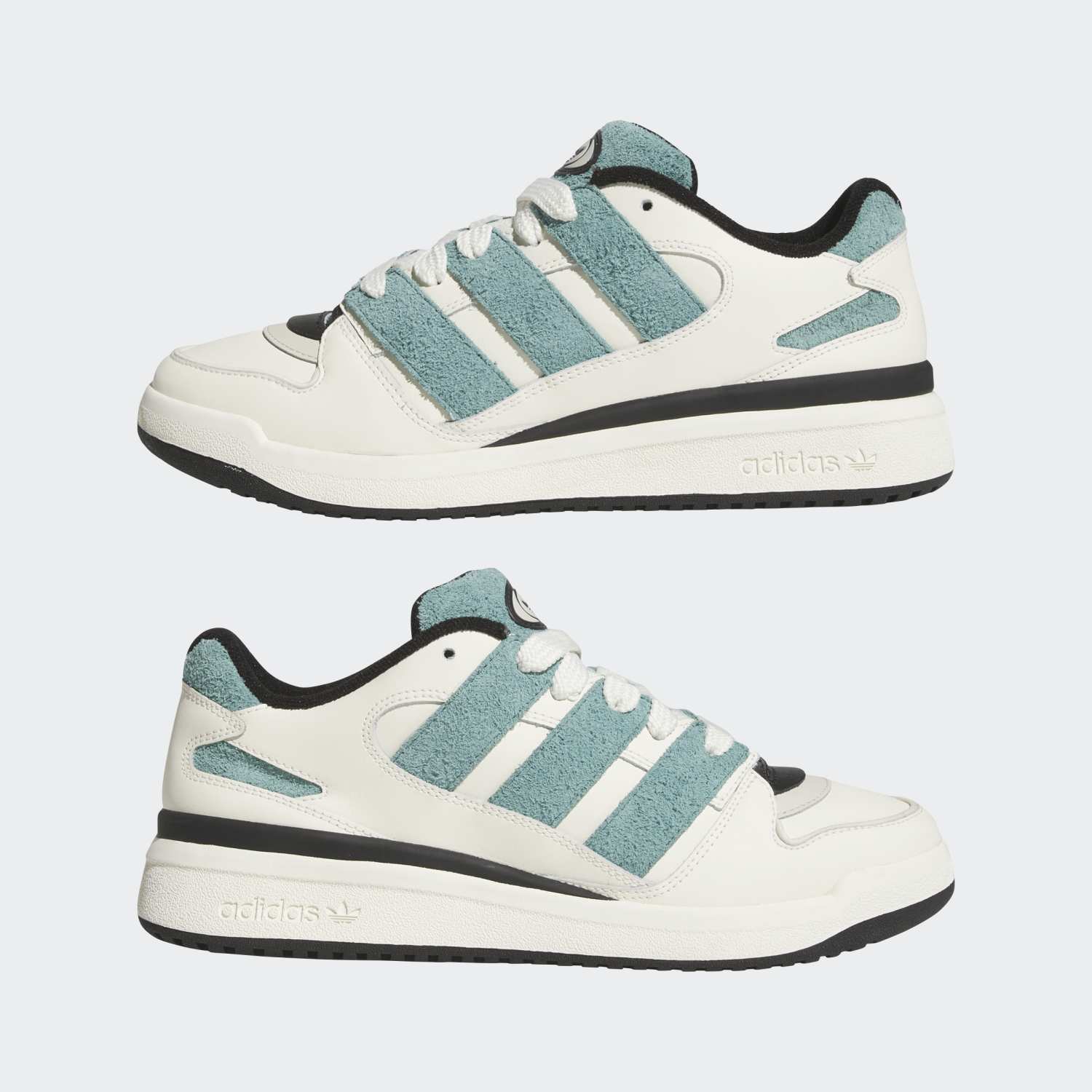 Zapatillas para Hombre ADIDAS FORUM2000 Blanco y Celeste - Imagen 7