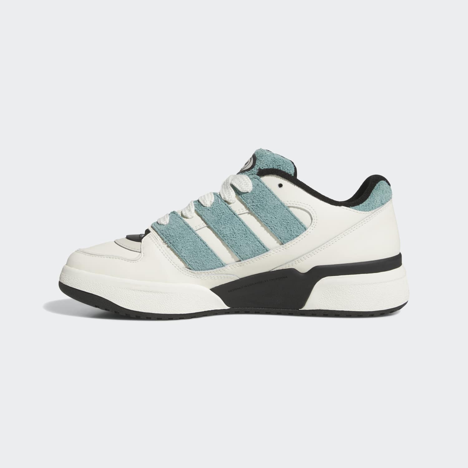 Zapatillas para Hombre ADIDAS FORUM2000 Blanco y Celeste - Imagen 3