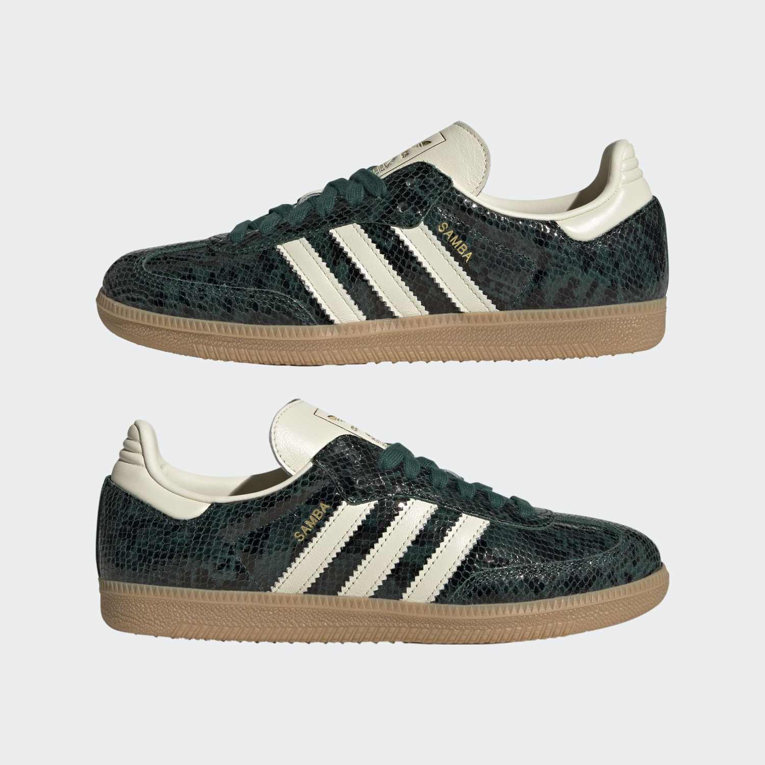 Zapatillas ADIDAS SAMBA OG W JR8848 Verde - Imagen 6
