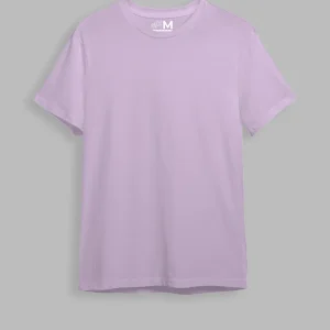 Camiseta básica Semi-oversize Lila (UNISEX)