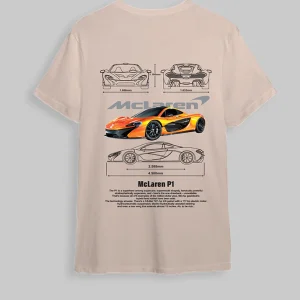 Camiseta Beige Mclaren (UNISEX)