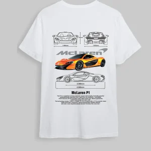 Camiseta Blanca Mclaren (UNISEX)
