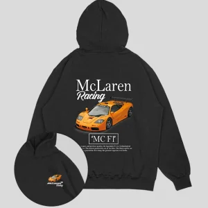 Hoodie Negro Mclaren f1 (UNISEX)