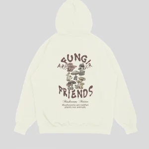 Hoodie Hueso Fungi (UNISEX)