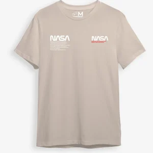 Nasa doble logo beige(UNISEX)