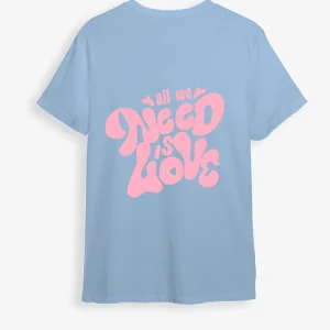 Camiseta Celeste need love (UNISEX)