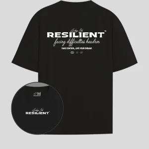 Camiseta negra Resilient (UNISEX)