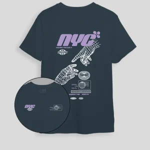 Camiseta azul aero NYC (UNISEX)