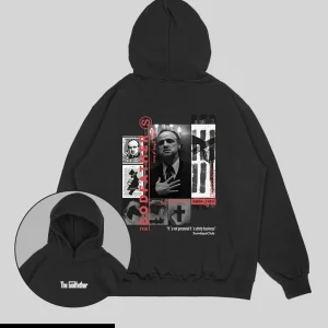 Hoodie negra Padrino (UNISEX)