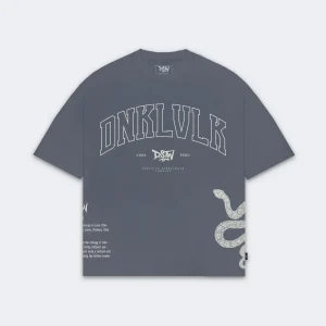 Polo Oversize para Hombre DUNKELVOLK PUEBLO OSCURO Gris