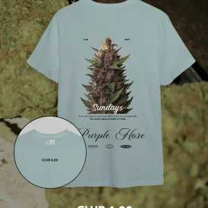 Camiseta Verde surf  Purple (UNISEX)