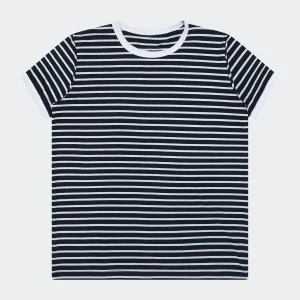 Polo para Mujer DVK RINGER STRIPED REGULAR TEE AZL
