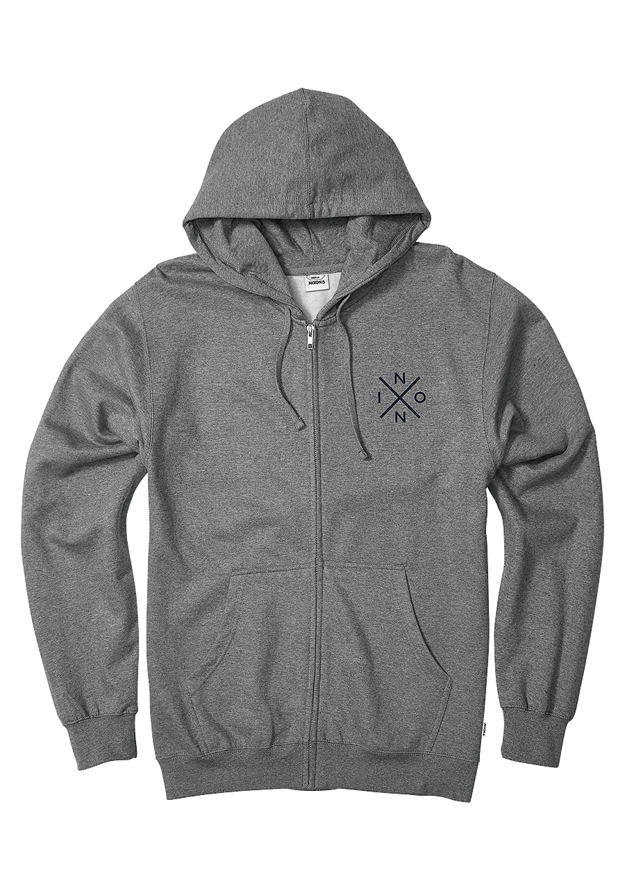 Sudadera con Cremallera Spot - Gris oscuro