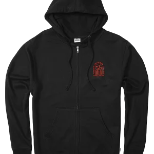 Sudadera con Cremallera Temple - Negro