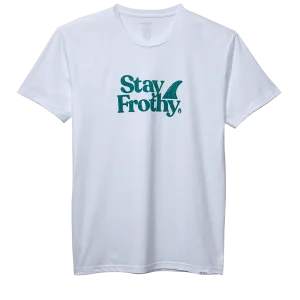Stay Frothy Repreve® T-Shirt - White / Sage