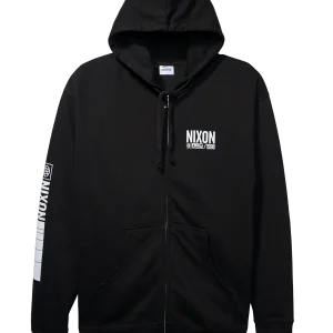 Sudadera Track Zip - Negro/blanco