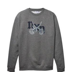 Sudadera Rosas Crew - Gris oscuro / Gris