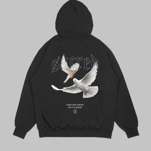 Hoodie Negro Sacred (UNISEX)