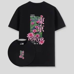 Camiseta negra tokyo (UNISEX)