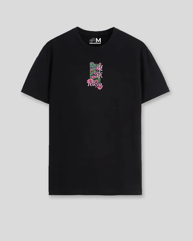 Camiseta negra tokyo (UNISEX) - Imagen 3