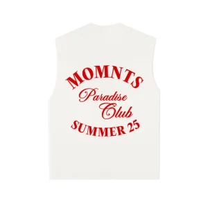 Tank para Hombre MOMNTS White Paradise WHT
