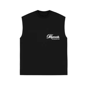 Tank para Hombre MOMNTS White Paradise BLK