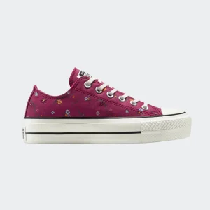 Zapatillas para Mujer CONVERSE CT AS Lift Platform Embroidered Blooms Rojo