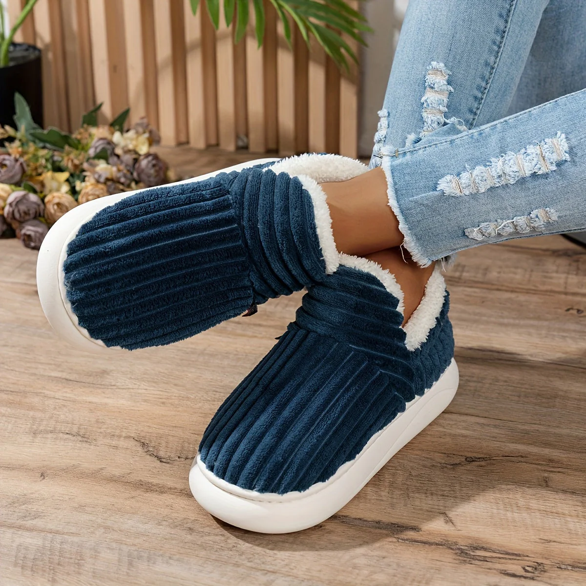 CozyStep™ | Zapatillas de casa de peluche - Imagen 9