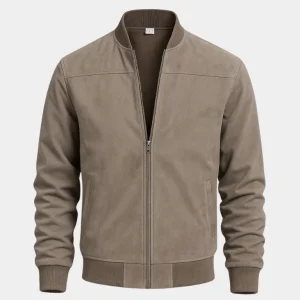 Darian™ | Chaqueta Bomber de Ante Premium