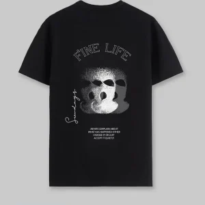 Camiseta negra fine life (UNISEX)